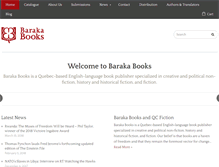 Tablet Screenshot of barakabooks.com